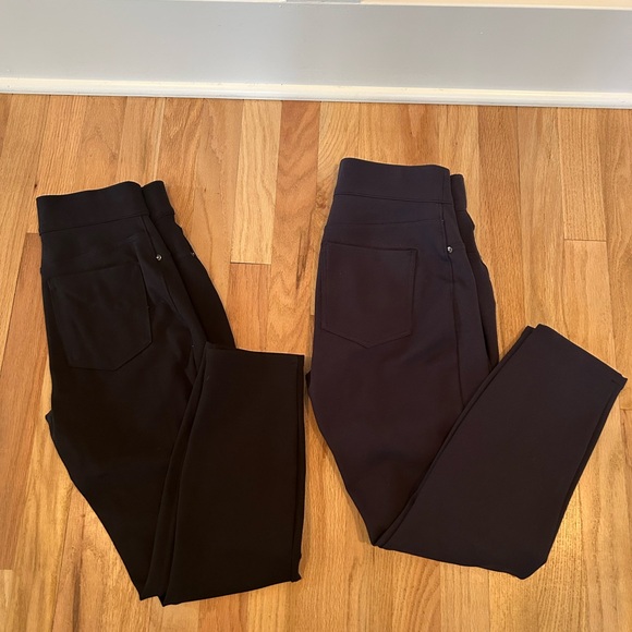 SPANX Ponte Slim Ankle Trousers in Black & Navy (set of two) - Picture 2 of 6